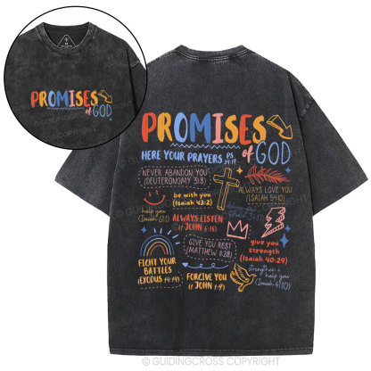 Promise Of God Christian Washed T-Shirt