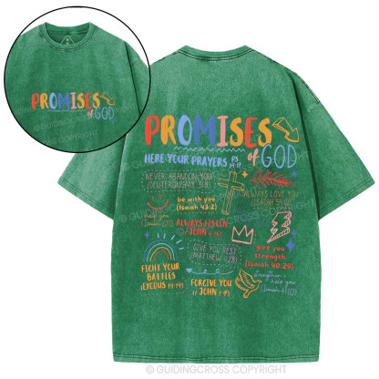 Promise Of God Christian Washed T-Shirt