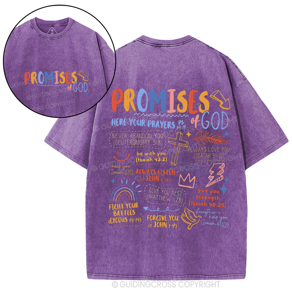 Promise Of God Christian Washed T-Shirt