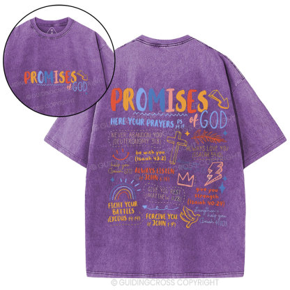 Promise Of God Christian Washed T-Shirt
