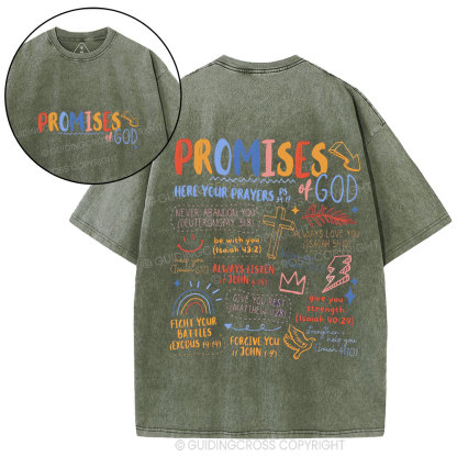 Promise Of God Christian Washed T-Shirt