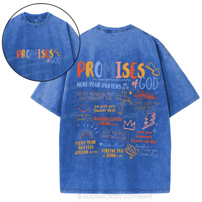 Promise Of God Christian Washed T-Shirt