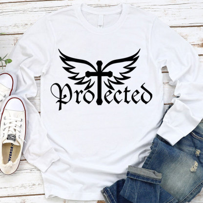 Protect Christian Long Sleeve T-Shirt 