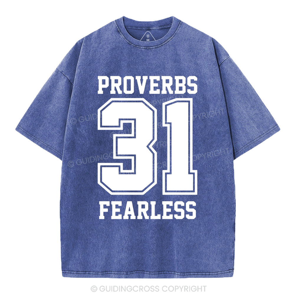 Proverbs Christian Washed T-Shirt
