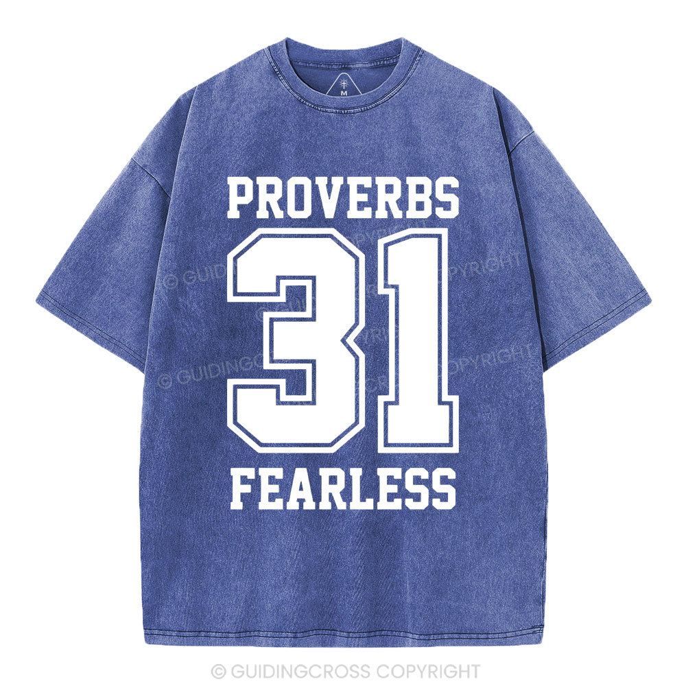 Proverbs Christian Washed T-Shirt