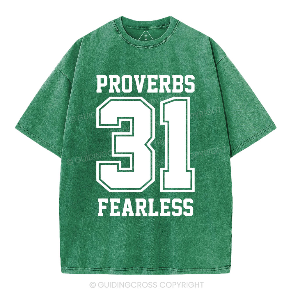 Proverbs Christian Washed T-Shirt
