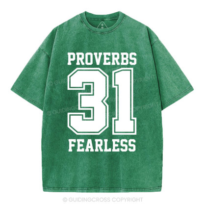 Proverbs Christian Washed T-Shirt