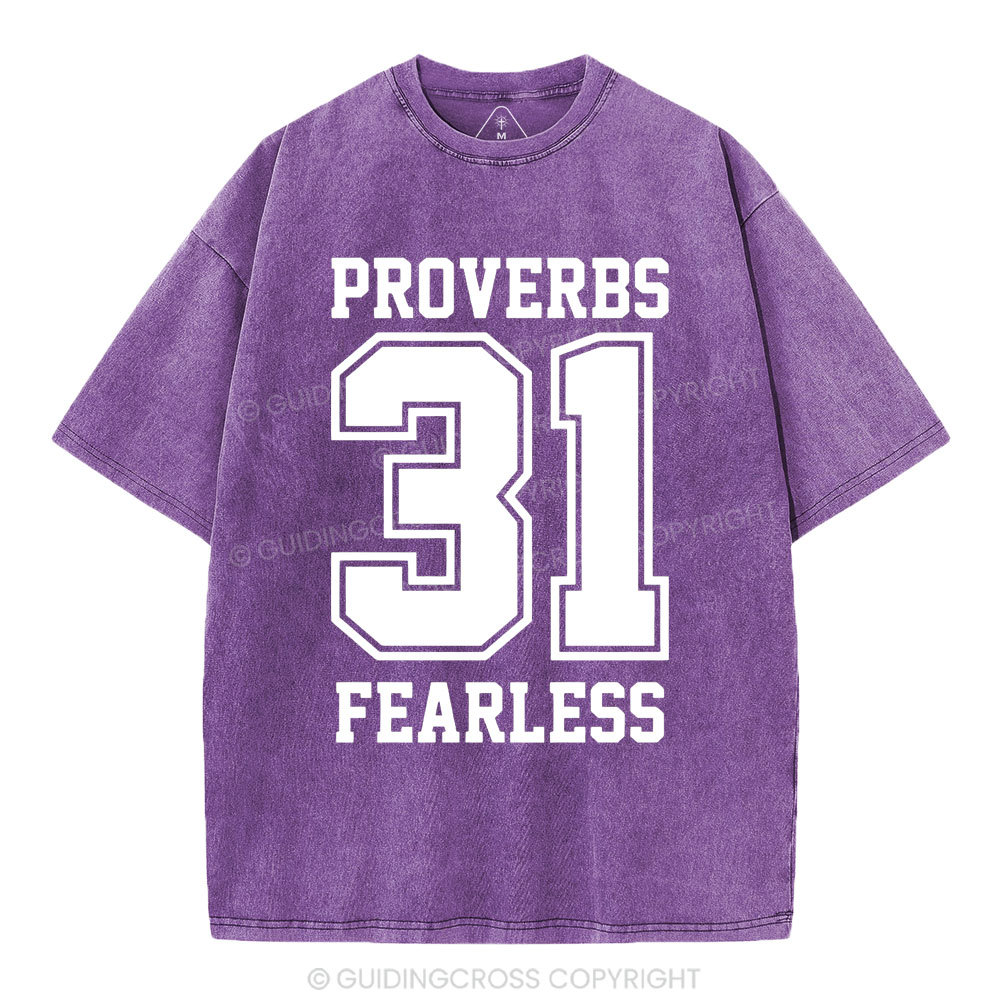 Proverbs Christian Washed T-Shirt