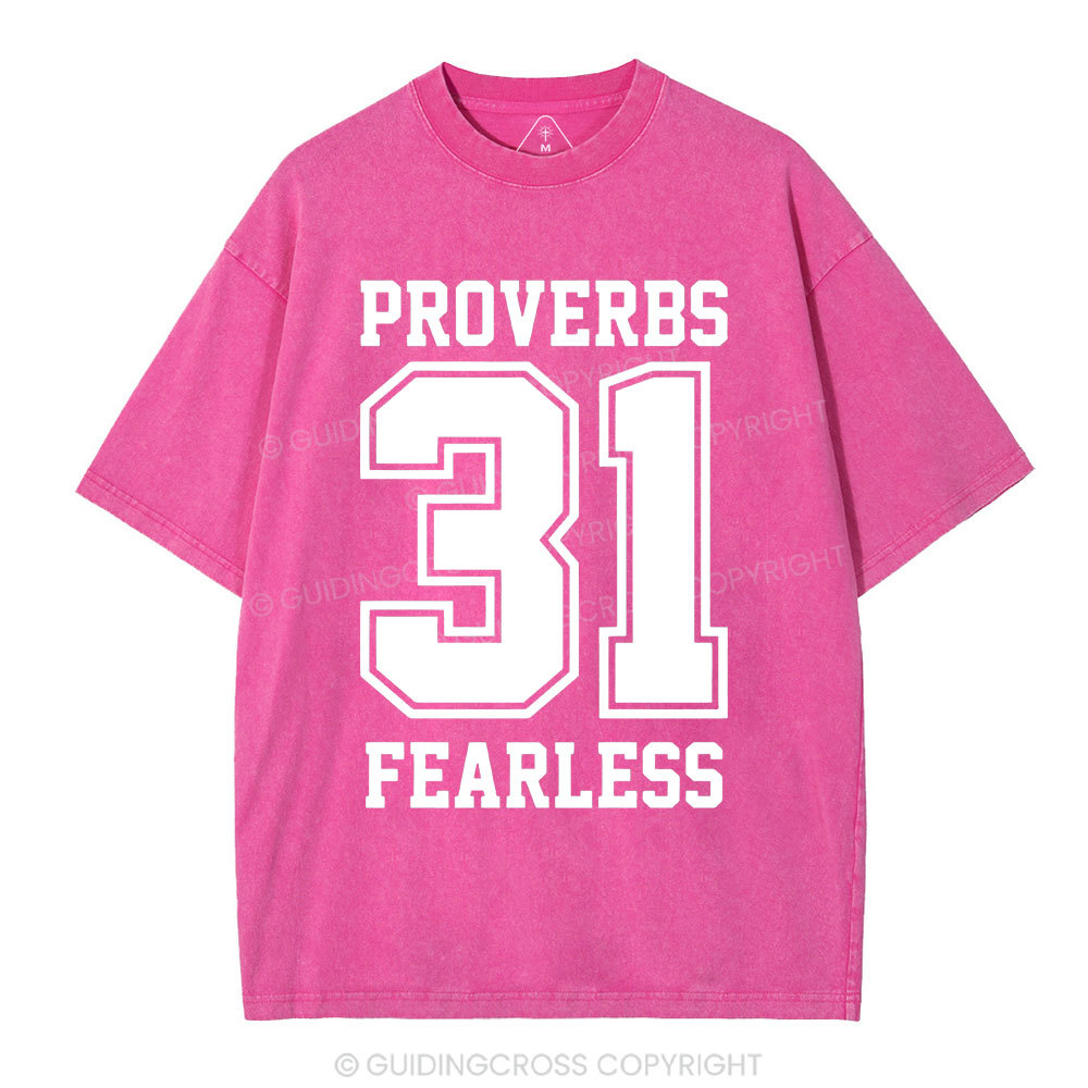 Proverbs Christian Washed T-Shirt