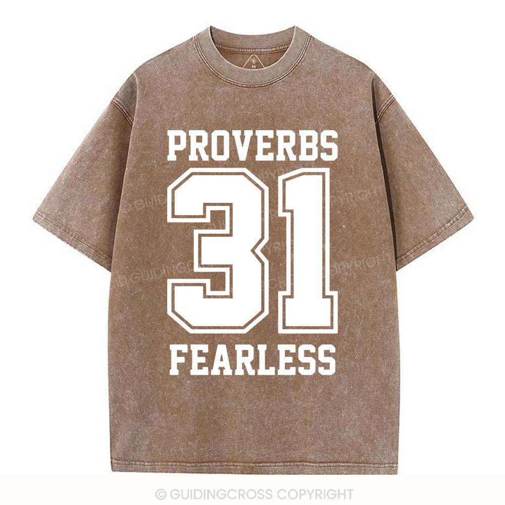 Proverbs Christian Washed T-Shirt