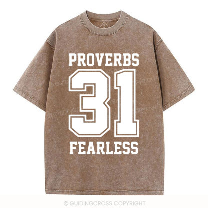 Proverbs Christian Washed T-Shirt