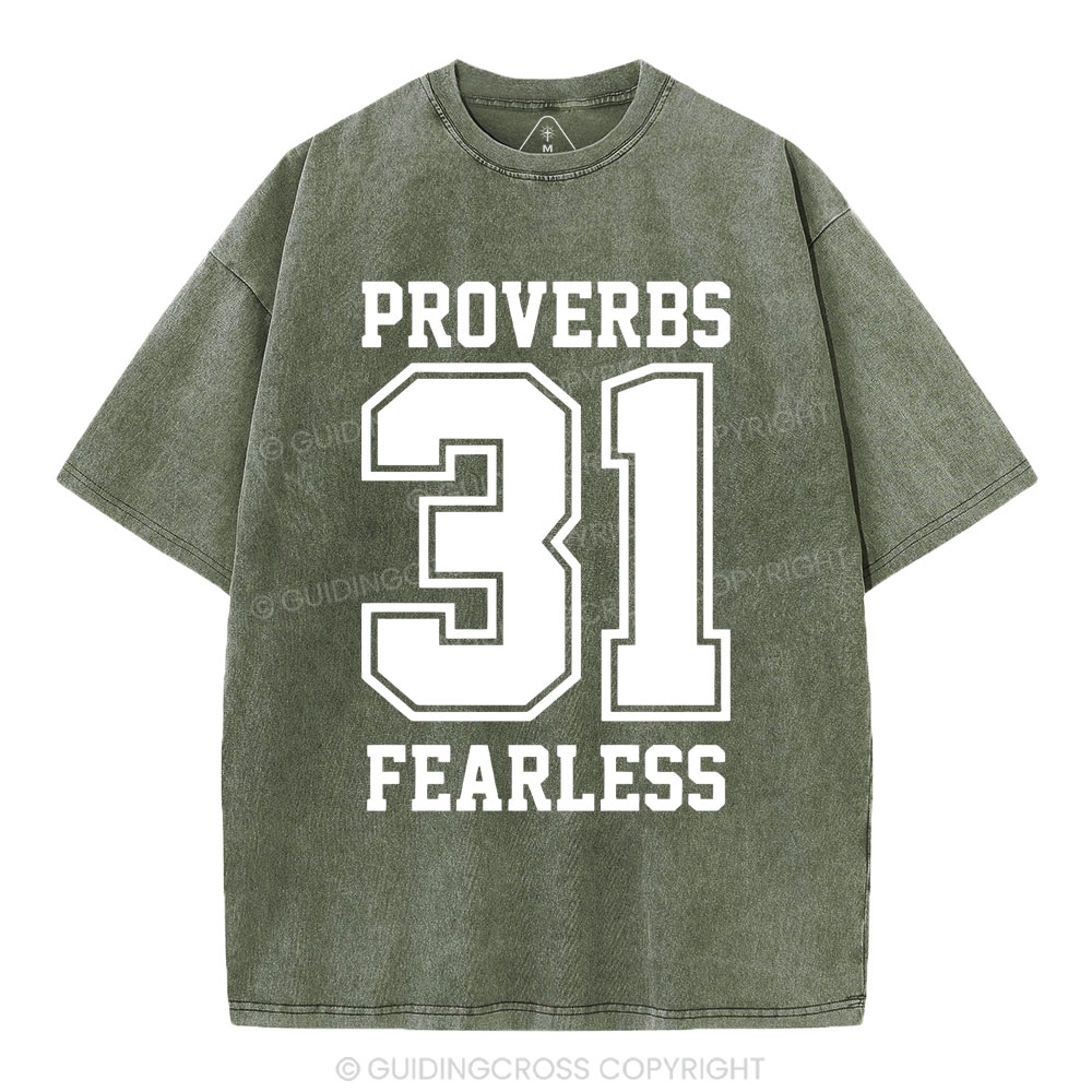 Proverbs Christian Washed T-Shirt