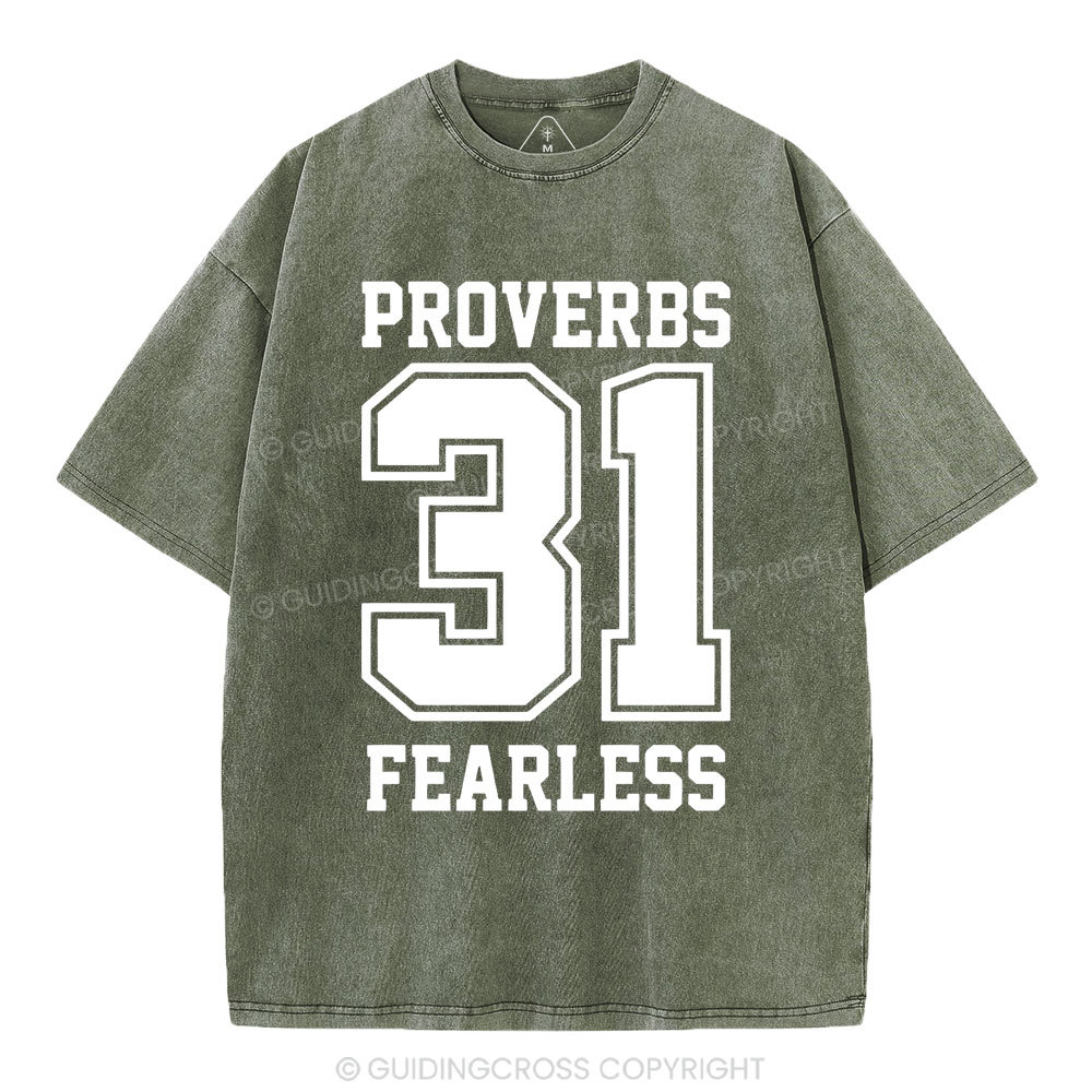 Proverbs Christian Washed T-Shirt