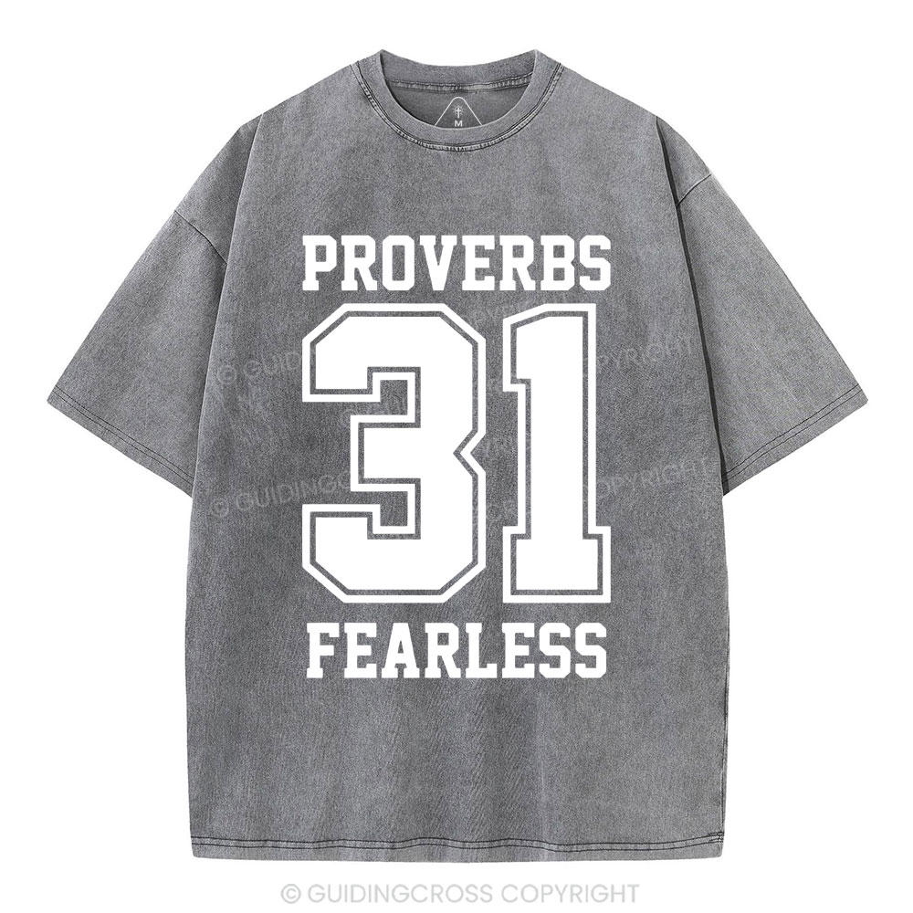 Proverbs Christian Washed T-Shirt