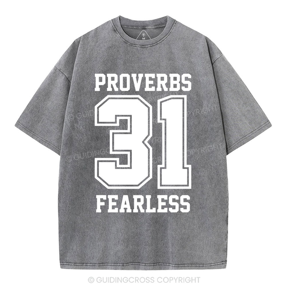 Proverbs Christian Washed T-Shirt