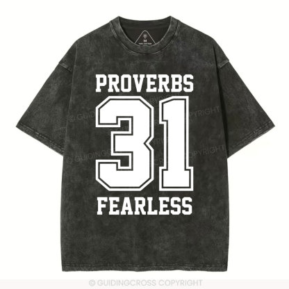 Proverbs Christian Washed T-Shirt