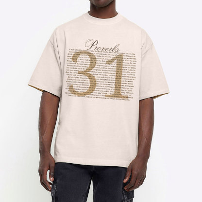 Proverbs Christian Washed T-Shirt