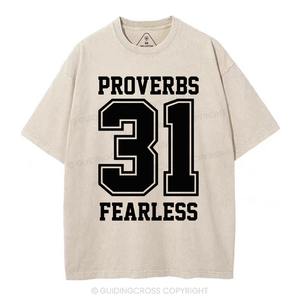 Proverbs Christian Washed T-Shirt
