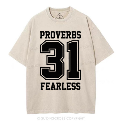 Proverbs Christian Washed T-Shirt
