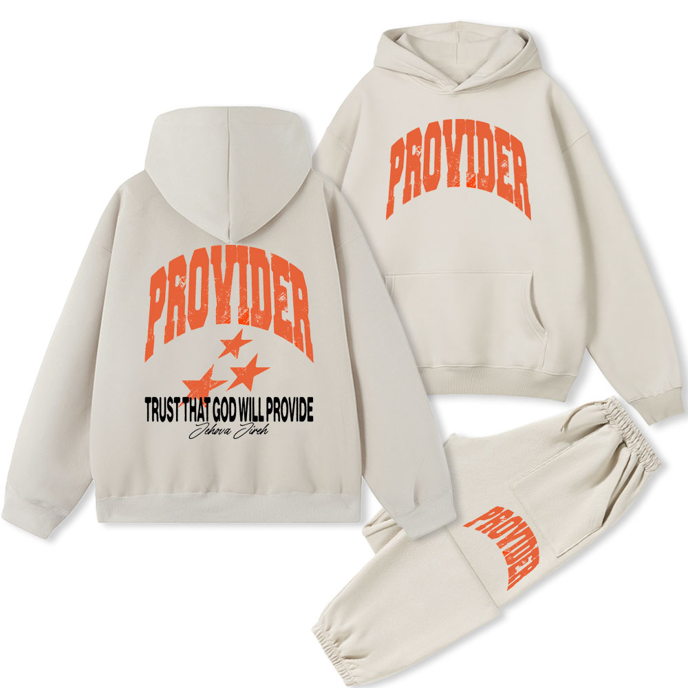 Provider Christian Fleece Hoodie Set