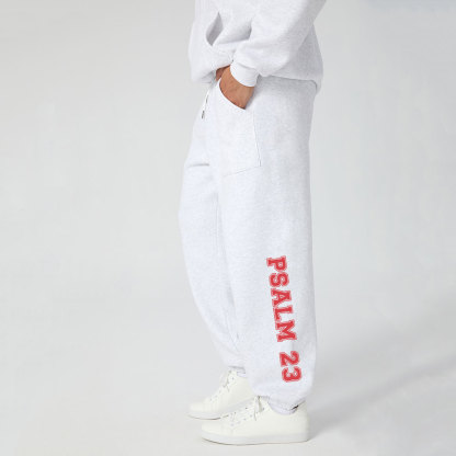 Psalm 23 Christian Fleece Sweatpants