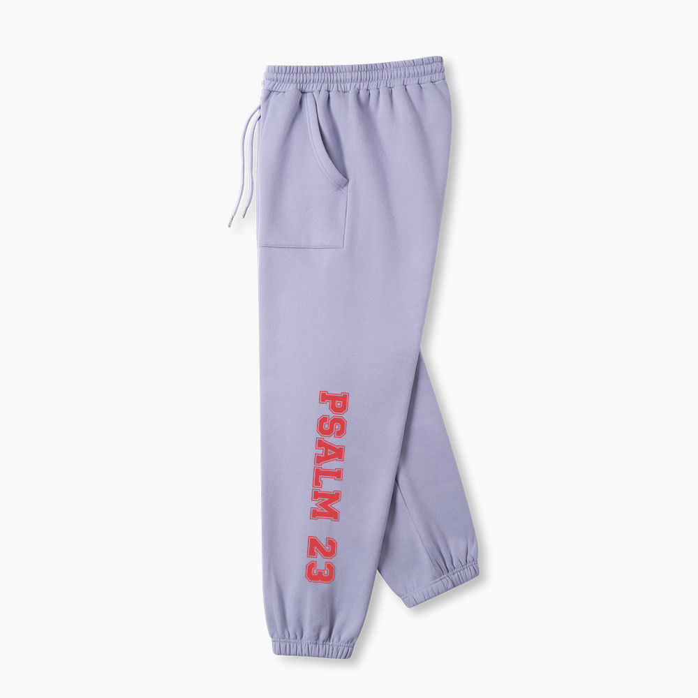 Psalm 23 Christian Fleece Sweatpants