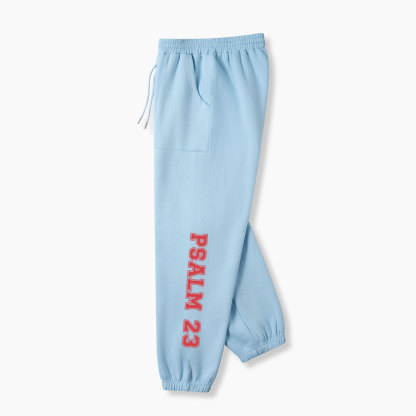 Psalm 23 Christian Fleece Sweatpants