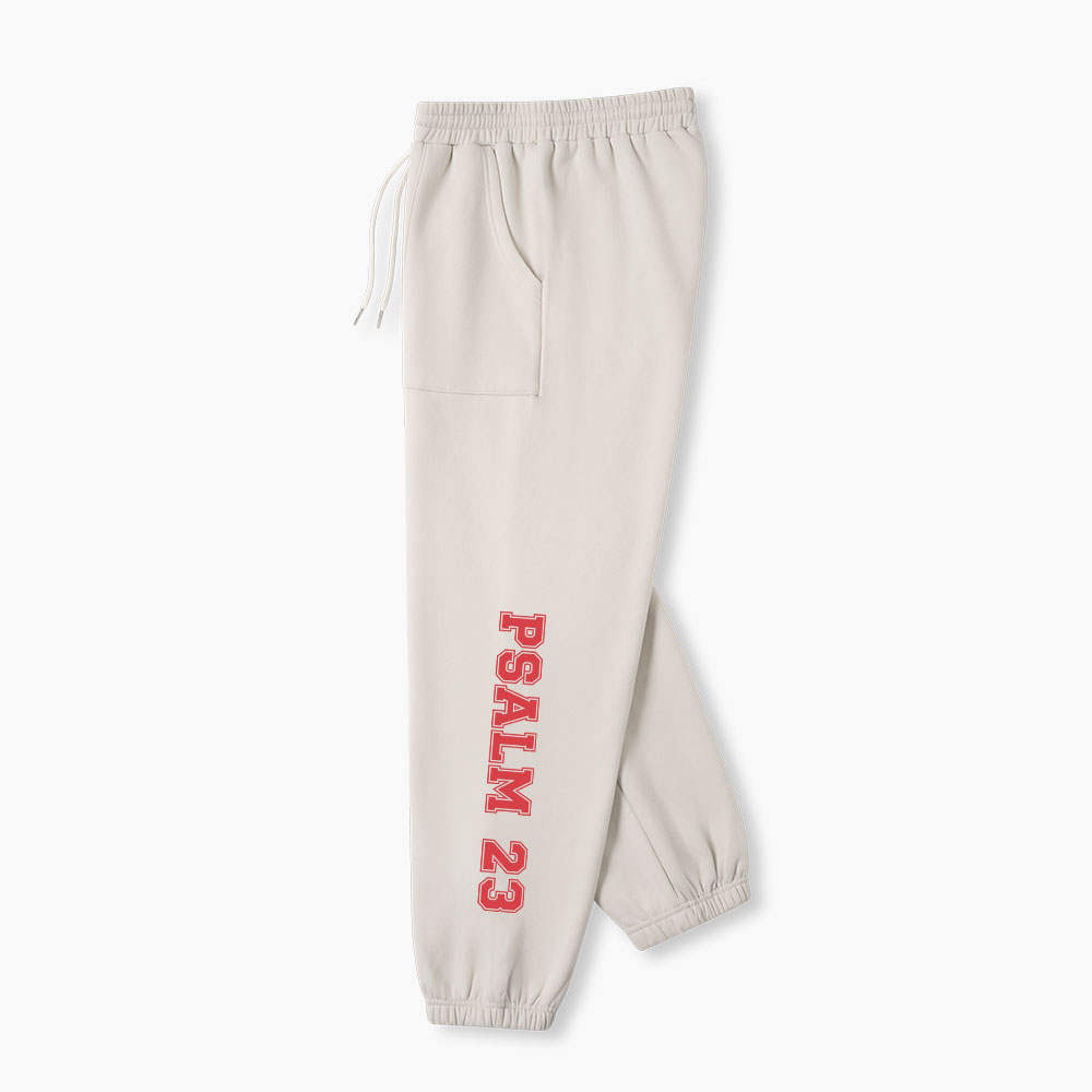 Psalm 23 Christian Fleece Sweatpants