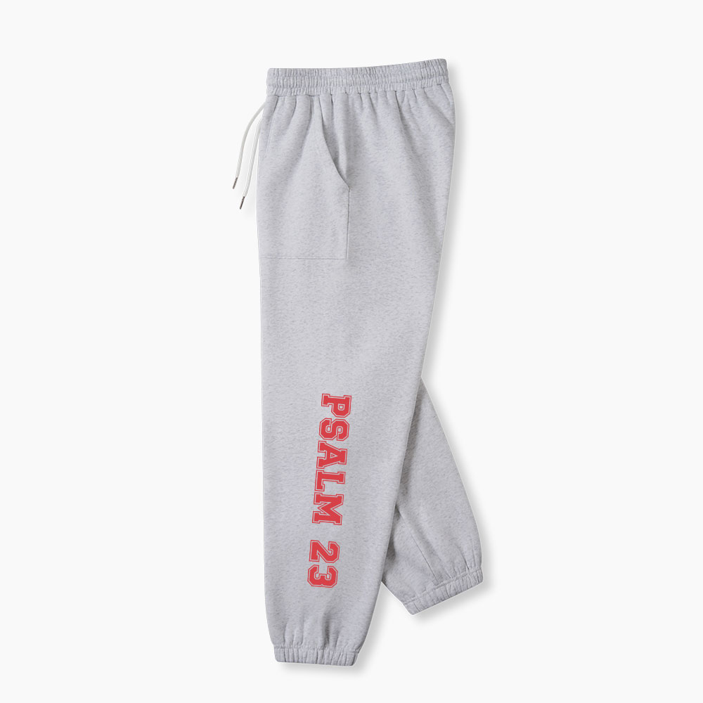 Psalm 23 Christian Fleece Sweatpants