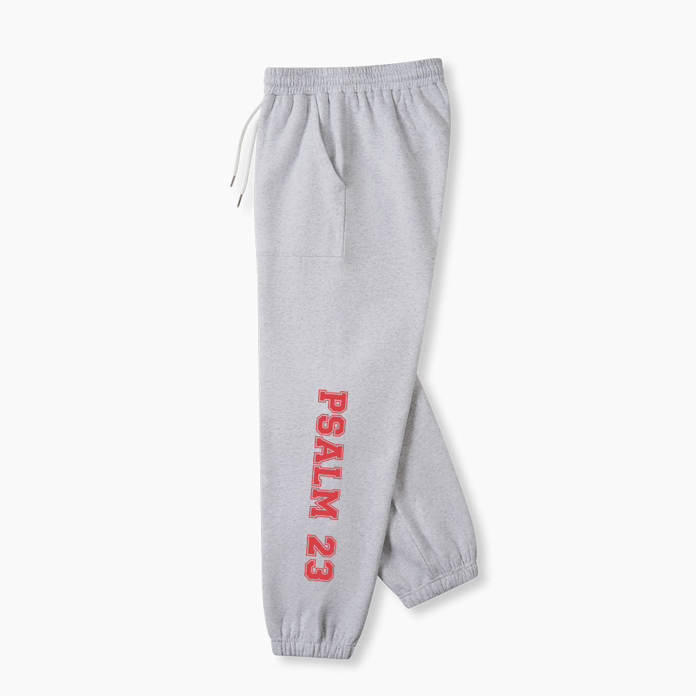 Psalm 23 Christian Fleece Sweatpants
