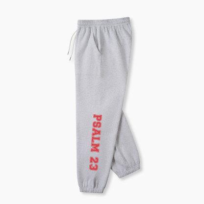 Psalm 23 Christian Fleece Sweatpants
