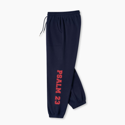 Psalm 23 Christian Fleece Sweatpants