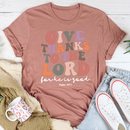 Psalm 1071 Christian  T-Shirt