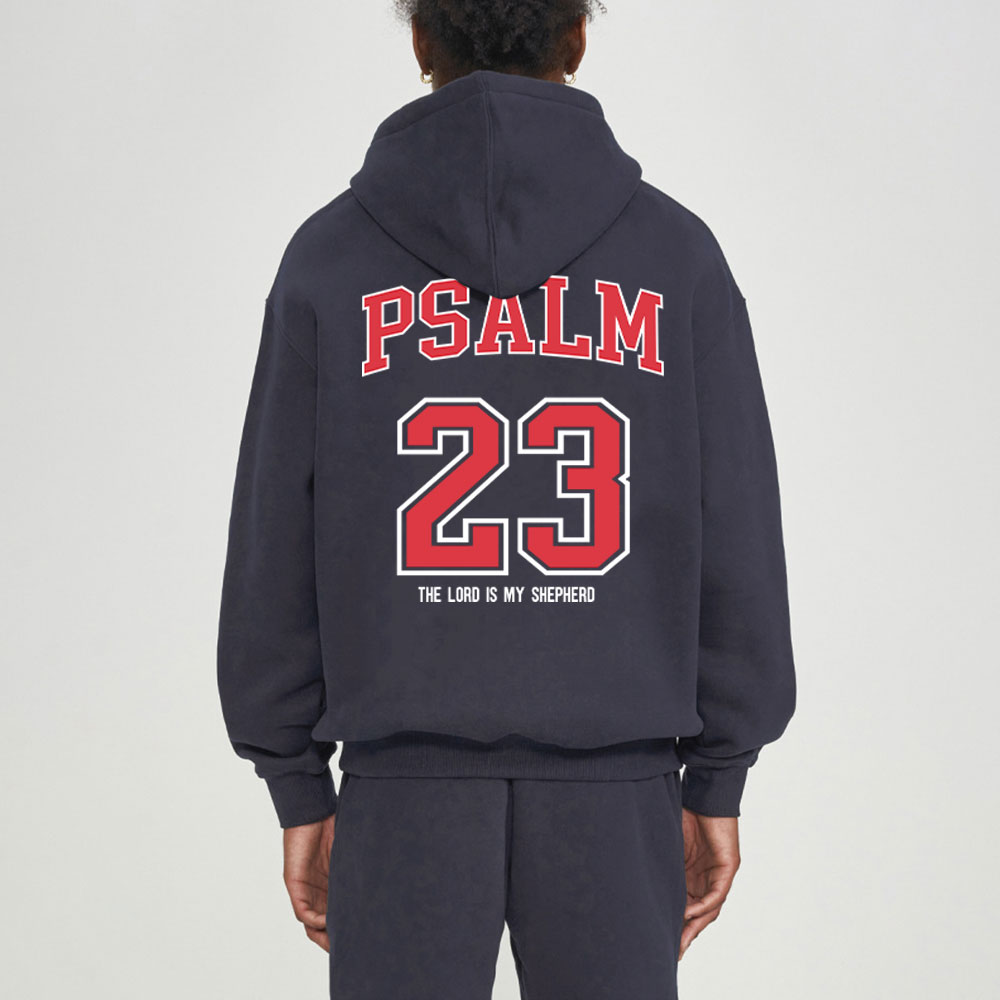 Psalm 23 Christian Fleece Hoodie Set