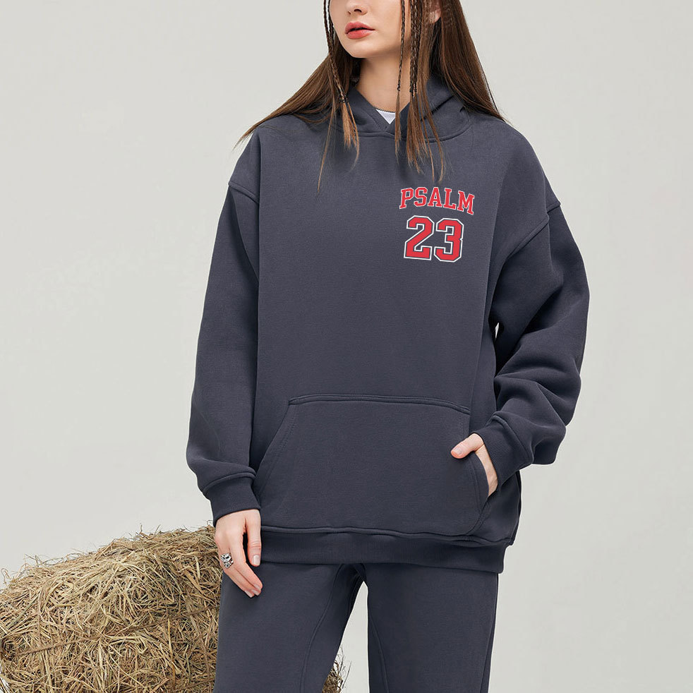Psalm 23 Christian Fleece Hoodie Set