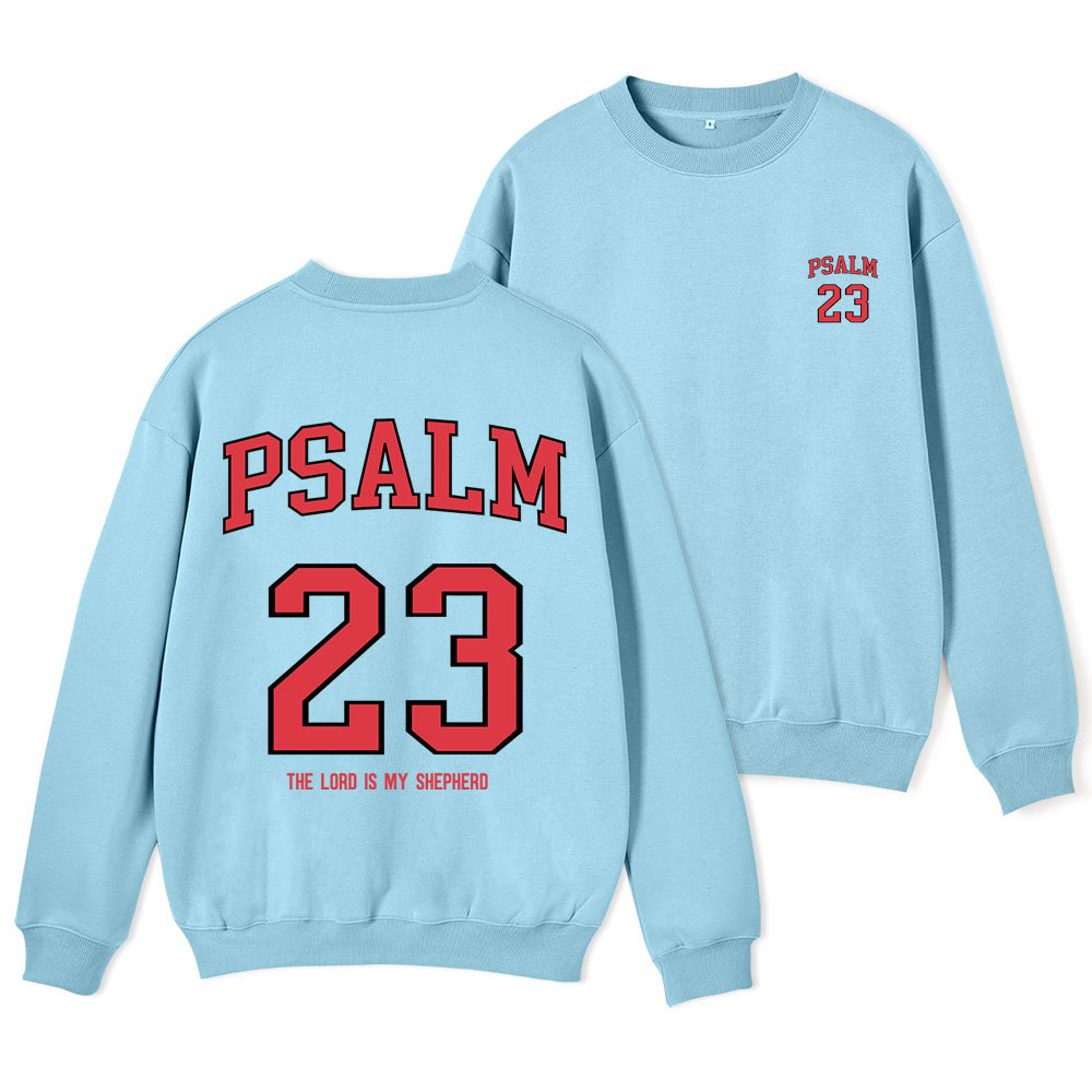 Psalm 23 Christian Fleece Sweatshirt