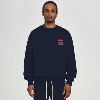 Psalm 23 Christian Fleece Sweatshirt