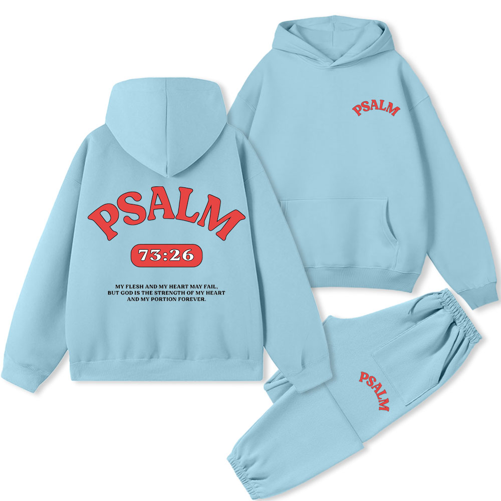 Psalm Christian Fleece Hoodie Set