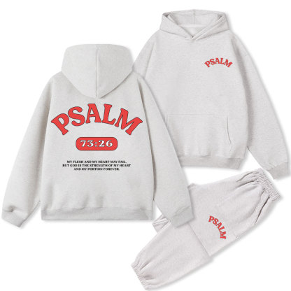 Psalm Christian Fleece Hoodie Set