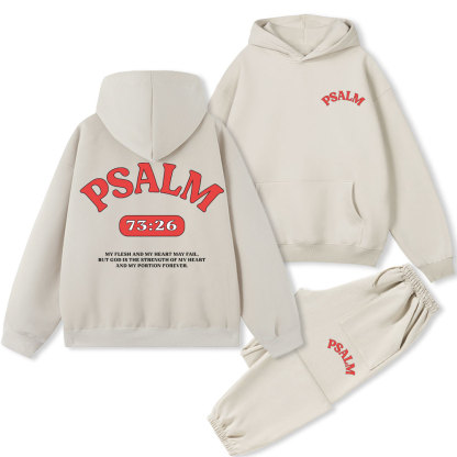 Psalm Christian Fleece Hoodie Set