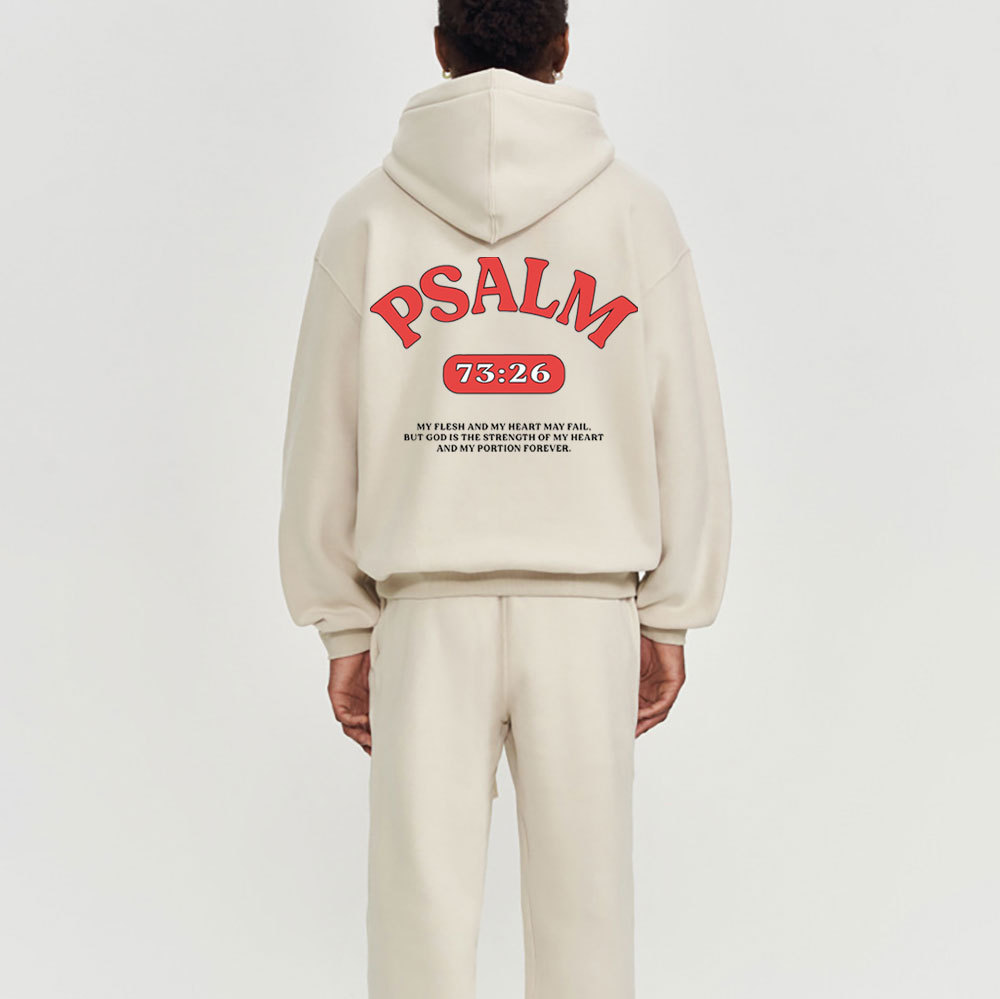 Psalm Christian Fleece Hoodie Set