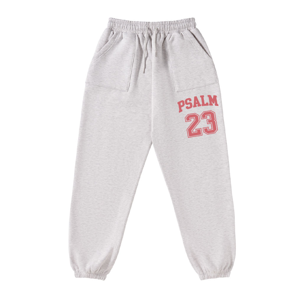 Psalm 23 Christian Fleece Sweatpants