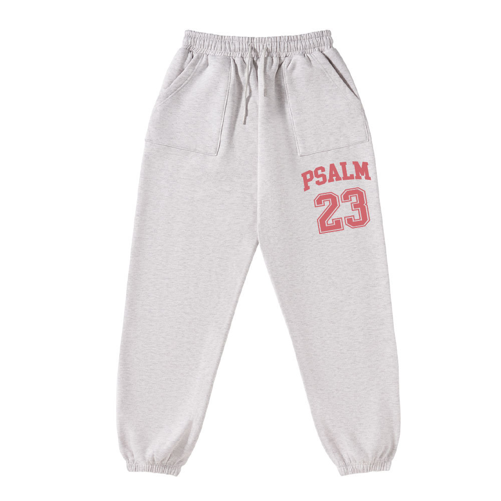 Psalm 23 Christian Fleece Sweatpants