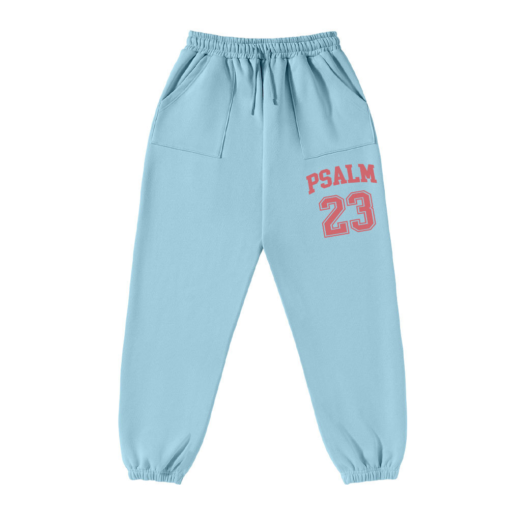 Psalm 23 Christian Fleece Sweatpants