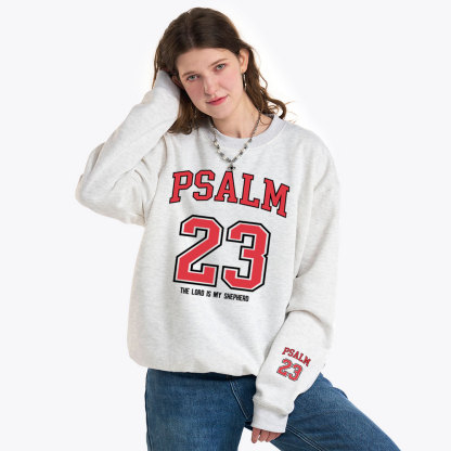 Psalm 23 Christian Fleece Sweatshirt