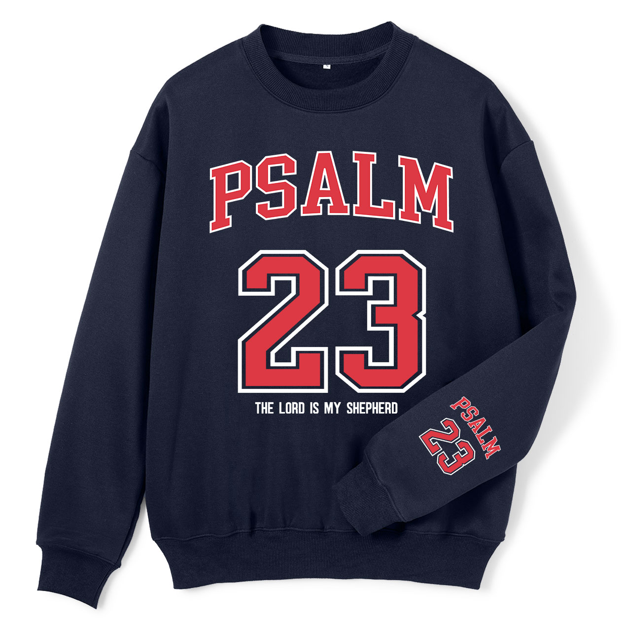 Psalm 23 Christian Fleece Sweatshirt