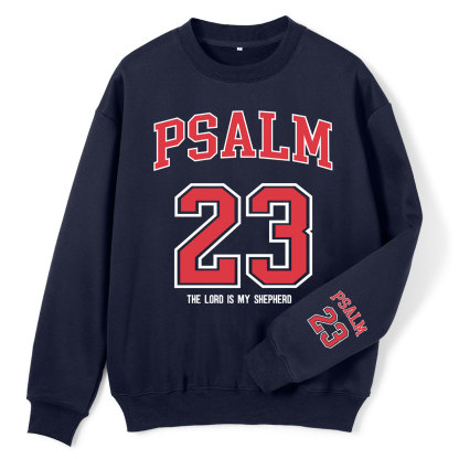 Psalm 23 Christian Fleece Sweatshirt