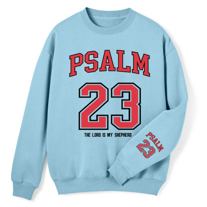 Psalm 23 Christian Fleece Sweatshirt