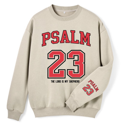 Psalm 23 Christian Fleece Sweatshirt