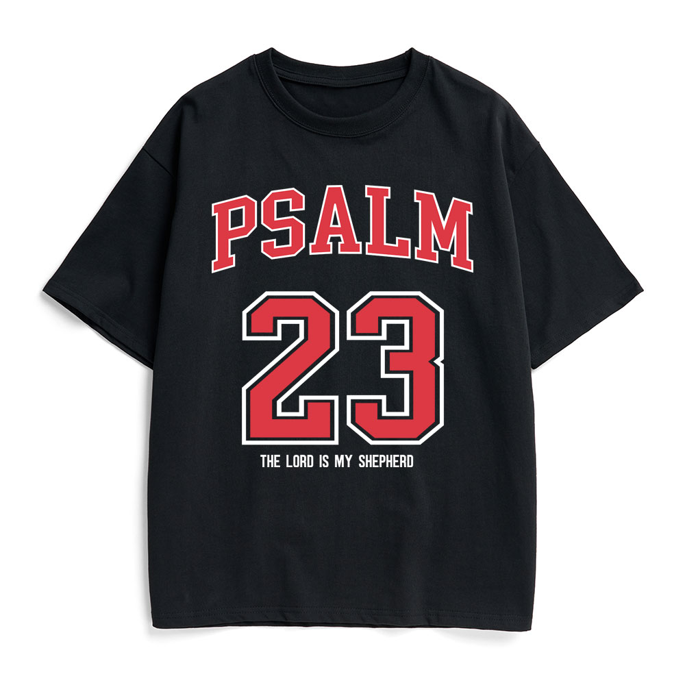 Psalm 23 Christian Heavy Cotton T-Shirt